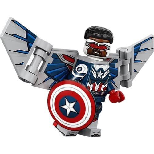 Lego Marvel Series 1: Captain America Falcon Minifigure 71031 - Image 1