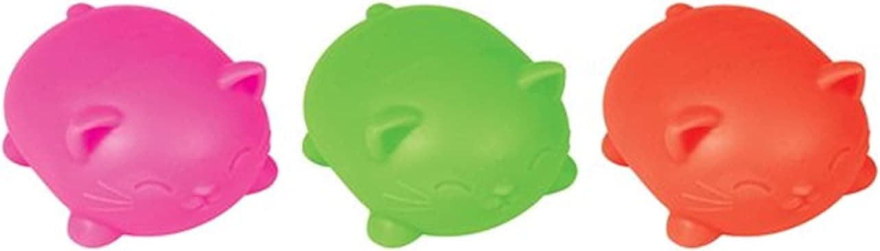 Schylling NeeDoh Cool Cats The Groovy Glob! Squishy, Squeezy, Stretchy Stress Balls Assorted Colors - 3 Pack thumbnail 6