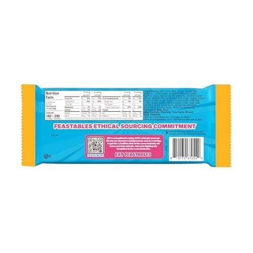 MrBeast Feastables Caramel Chocolate Bar, King Size, 10 Ct, Fairtrade Cocoa thumbnail 7