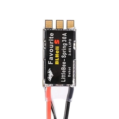 20A 30A Electronic Speed Controller Favorite BLHeli-S Brushless ESC DShot Speed Controller Motor 2~6S Lipo Compatible for FPV Multicopter Quadcopter Aircraft & Drone (Single 30 A) thumbnail 3