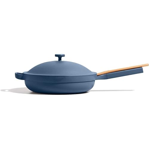 Our Place Large Always Pan 2.0-12.5” (4 Qt) Nonstick, Toxin-Free Ceramic Cookware | Patented 10-in-1 Aluminum Frying & Sauté Pan | Safe for Oven, Induction & All Cooktops up to 450°F | Blue Salt - Image 1
