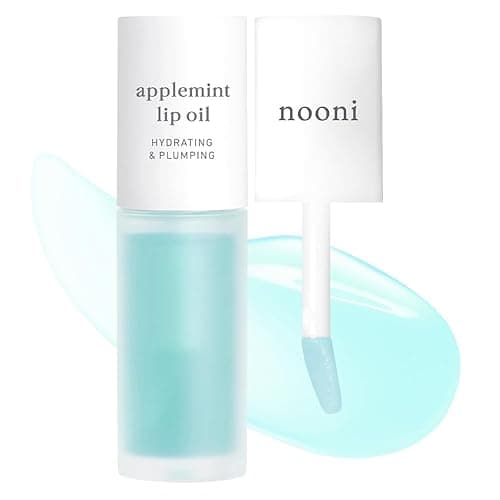 NOONI Korean Lip Oil - Applemint | Long-Lasting, Moisturizing, Plumping, Revitalizing for Dry Lips, Waterproof, No Peel Off, Hydrating, Nourishing Crystal Clear, 0.12 FL Oz - 11. Applemint