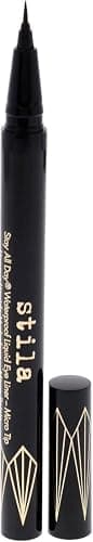 stila Waterproof Liquid Eye Liner, Stay All Day Makeup with Fine Brush Tip Lasting Satin Finish, Smudge-Proof & Transfer-Resistant - Image 1