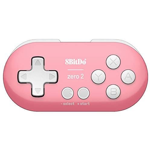 8Bitdo Zero 2 Mini Bluetooth Gamepad for Switch Windows Android MacOS Steam Raspberry Pi (Pink) thumbnail 3