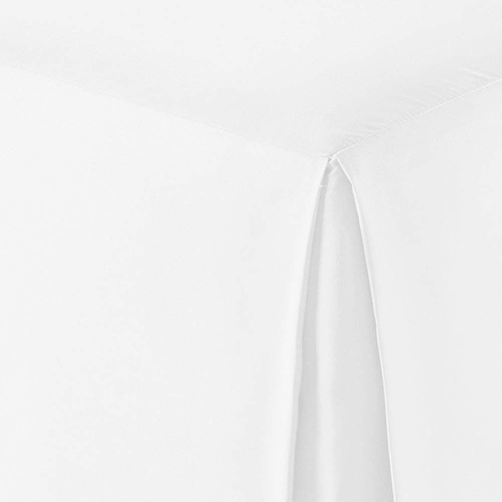 Amazon Basics Lightweight Pleated Bed Skirt - Twin, Bright White - Twin - Bright White - Skirt thumbnail 4