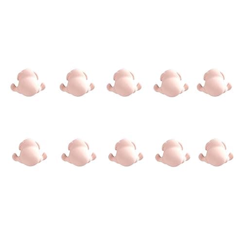 Cartoon Safety Corner Guards - Silicone Edge Protectors for Windows, Bed Frames, Tables & Tea Tables,Adorable Dog Design, Strong Adhesive (Pink Dog,10Counts) - Pink Dog - 10Counts