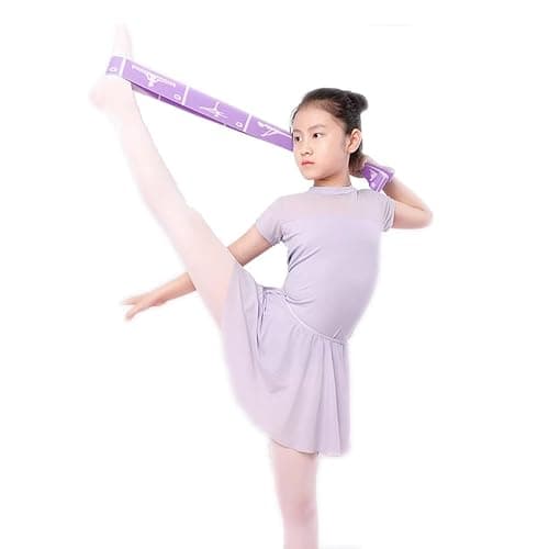 Xensamy 2-Pack Adjustable Kids Dance Stretch Bands - 8-Loop Elastic Bands for Ballet, Latin, Yoga, Gymnastics & Stretching - Flexible, Multi-Section Design for Dance Training & Flexibility thumbnail 9