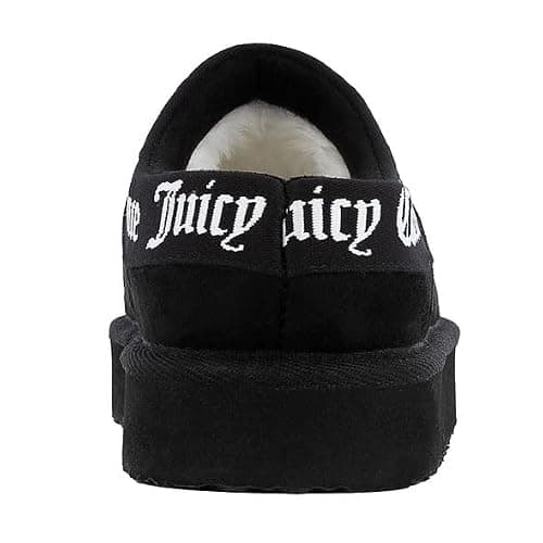 Juicy Couture Women's Cozy Slipper Mule – Plush Indoor Outdoor House Shoe with Memory Foam and Faux Fur Lining thumbnail 6