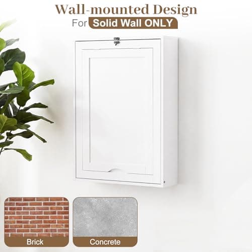 CasartUS Casart Multi-Function Computer Desk, Wall Mounted Fold Out Table, Convertible Desk Writing Desk for Home and Office thumbnail 6