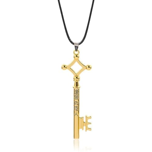 AOT Wings of Freedom Eren's Key Pendant Necklace - Shingeki No Kyojin Anime Chain - Gift for Men Women and Fans - Image 1