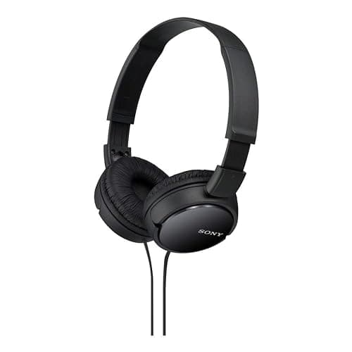 Sony ZX Series Wired On-Ear Headphones, Black MDR-ZX110 - Image 1