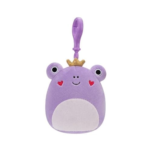 Squishmallows 3"" Valentines Clip-On Francine The Frog, Small - Image 1