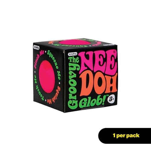 Schylling NeeDoh Original - Sensory Fidget Toy - Pink - Ages 3 to Adult , 1 Count ( Pack of 1) thumbnail 2