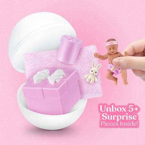My Mini Birthday Series 1 by ZURU – Collectible Mystery Capsule Baby Doll with Birthday Party Theme, Accessories & Playset, UNbox Celebration Surprises for Girls & Collectors. thumbnail 2