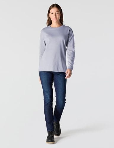 Carhartt Women's Loose Fit Heavyweight Long-Sleeve Logo Sleeve Graphic T-Shirt thumbnail 4