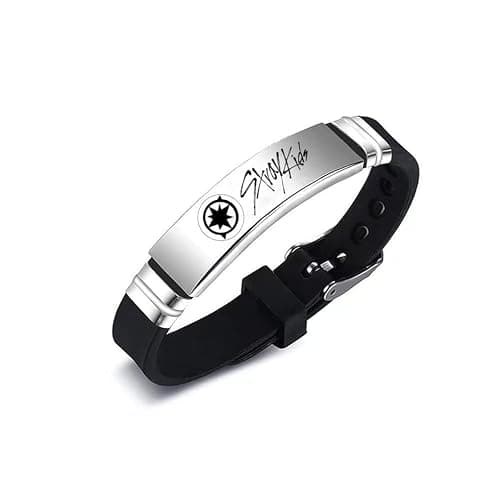 2 Pack Stray Kids Merch Bracelets, Stray Kids Charm Silicone Bracelets Jewelry for gifts thumbnail 3