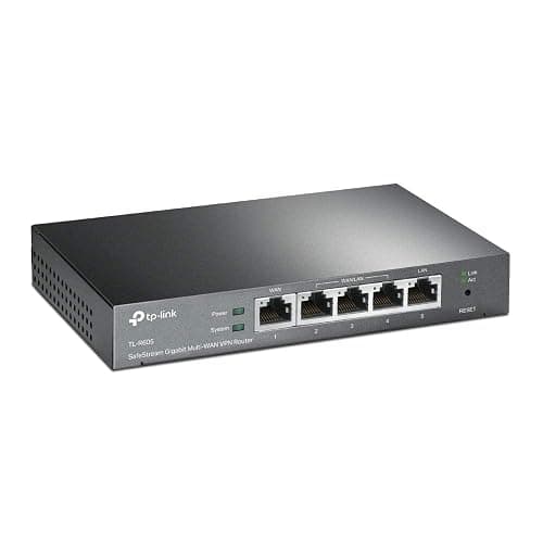 TP-Link ER605 Gigabit VPN Router, Business Multi-WAN Wired Router, 5x Gigabit Ports, Secure VPN, Omada SDN Cloud Management Gateway, Supports IPsec/PPTP/L2TP, Up to 20 Ipsec VPN Tunnels thumbnail 4