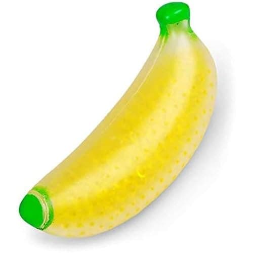 Tobar Jellyball Banana Squishy Stress Toy - Image 1
