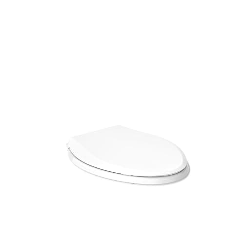 KOHLER 4636-RL-0 Cachet ReadyLatch Elongated Toilet Seat Slow Close, Soft Close Toilet Seat Quiet Lid, Contoured Grip-Tight Bumpers Installation Hardware, Apartment Essentials, White thumbnail 9