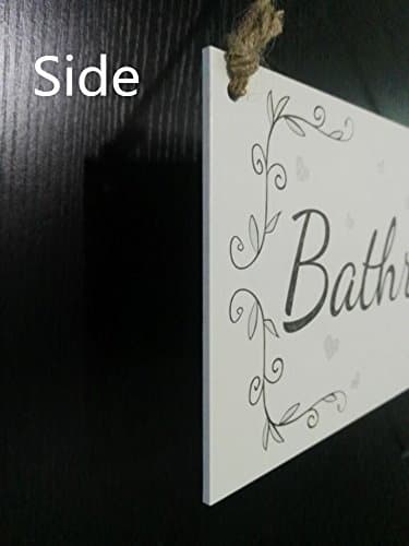 Meijiafei Spoiled Rabbits Live Here - Pretty PVC Rabbit Sign/Plaque 10"x5" thumbnail 3