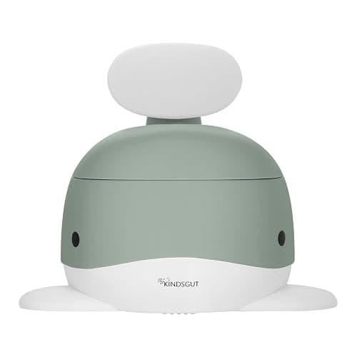 Kindsgut Potty Training Toilet in Whale Design, Designed in Germany, Potty Training in a Beautiful Design, Pistachio - Image 1