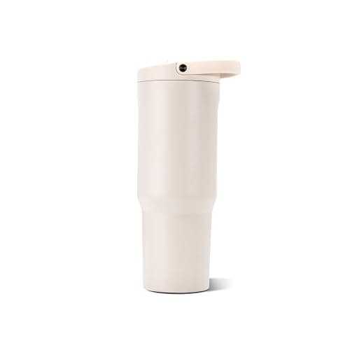 HydroJug Sport 32 oz Insulated Stainless Steel Water Bottle, Cream thumbnail 3