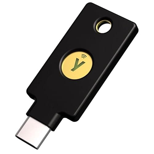 Yubico - YubiKey 5C NFC - Multi-Factor authentication (MFA) Security Key and passkey, Connect via USB-C or NFC, FIDO Certified - Protect Your Online Accounts - Image 1