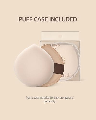 STUDIO17 Pang Pang Makeup Powder Puff 1 Pc | Big Makeup Sponge for Foundation | Fluffy Cushion Puff Blender With Latex | Korean Makeup Puff for Foundation and Powder | 2.2In Diamater thumbnail 6