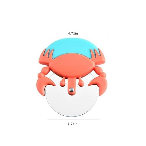 Crab-Shaped Pizza Cutter - Fun and Functional Kitchen Tool for Slicing Pizzas thumbnail 2