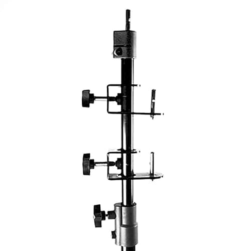 Savage Polevault Multiple Background Stand, 4 Crossbars Included for Multiple Backgrounds, Photo Backgrounds, Photography Accessories, Matte Black - Multi-pole mount thumbnail 6