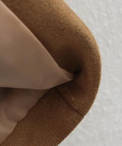 Faux Suede Jacket Women Brown Suede Jacket Faux Leather Blazer Jackets Button Down Long Sleeve Cardigan Vintage Suits thumbnail 5