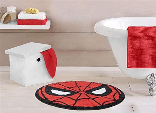 Jay Franco Marvel Comics Avengers Blast Tufted Cotton Bath Rug, Kids Bath Features Spiderman (Official Marvel Product) thumbnail 2