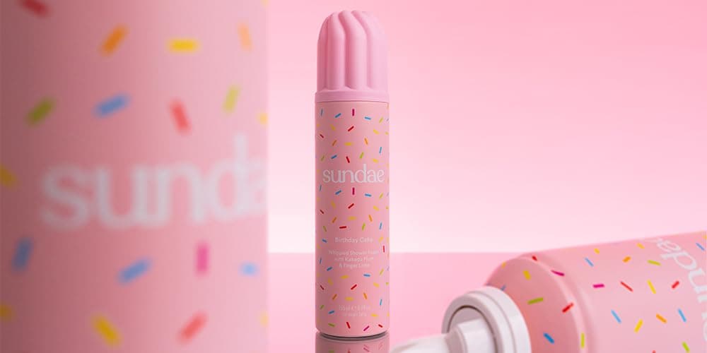 sundae Whipped Shower Foam Birthday Cake Foaming Body Wash 8.9 fl oz, 265ml thumbnail 2