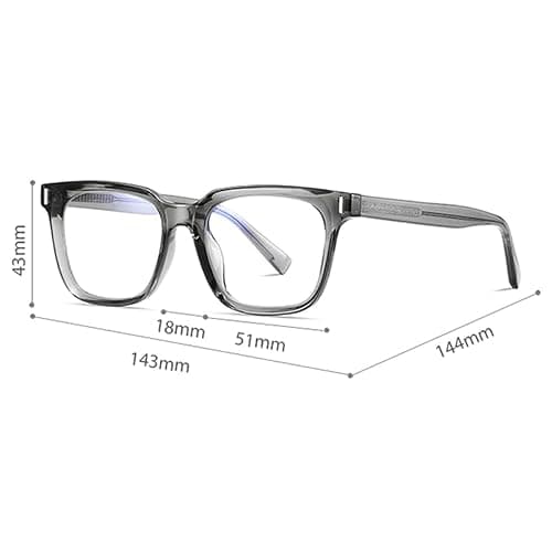 kachawoo Blaues Licht Blocking Gläser für Männer Frauen Mode Gläser Rahmen TR90 Eyewear Square Brillen thumbnail 5