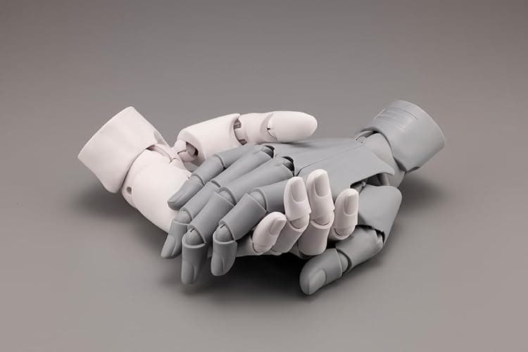 Kotobukiya ARTIST SUPPORT ITEM Hand Model / L -GRAY - 1/1 Scale Action Figure thumbnail 6