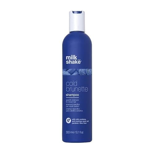 milk_shake Cold Brunette Blue Shampoo for Brunettes with Special Blue Pigments for Light Brown or Dark Blonde Hair SLES and Paraben Free - 10.1 Fl Oz (300 ml) - Image 1