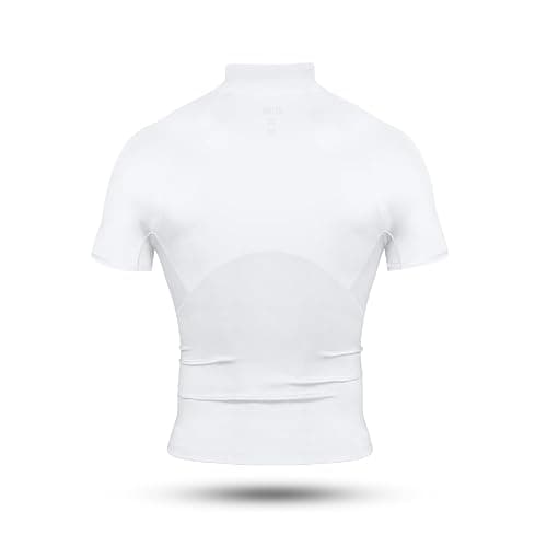 Nxtrnd Men's Turtleneck Compression T-Shirt, Short Sleeve Mock Neck thumbnail 4