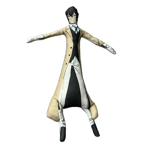 BSD Plush Dazai Osamu Soft Figure Twistable Anime Plushies Doll with Wire Frame Poseable Cartoon Stuffed Doll Decoration Gifts - Image 1
