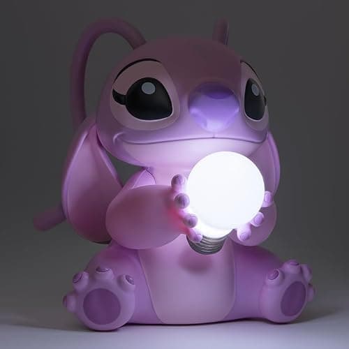 Paladone Angel Light - Officially Licensed Lilo and Stitch Lamp, Disney Collectible Gift, Bedside Table Bedroom Night Light Decor thumbnail 5