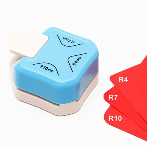 QIQQIKIN Paper Corner Rounder 3 in 1 （R4mm+R7mm+R10mm）， Punches for Crafts， Cutter ，Envelope Punch Board ，Hole Puncher， Laminate, DIY Projects, Photo Cutter,Card Making Scrapbooking and Journaling thumbnail 2