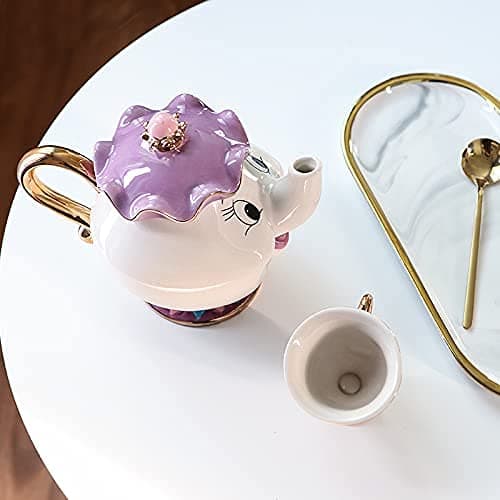 GZHaiTuoSi Cartoon New Beauty And The Beast Teapot Mug Mrs Potts Chip Tea Pot Cup One Set Lovely & set thumbnail 6