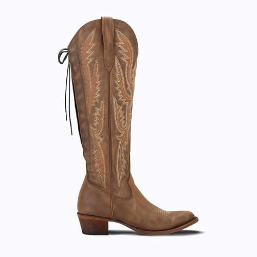 MissHeel Over the Knee Cowboy Boots for Women Adjustable Thigh High Cowgirl Boots thumbnail 5