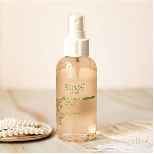 Pistaché Skincare Pistachio Oil Body Mist | Sweet Nutty Biscotti Fragrance | Refreshing & Hydrating Body Spray, 3.4 oz thumbnail 3