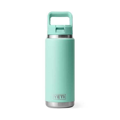 YETI Rambler 26 oz Bottle, Vacuum Insulated, Stainless Steel with Color Matching Straw Cap thumbnail 2