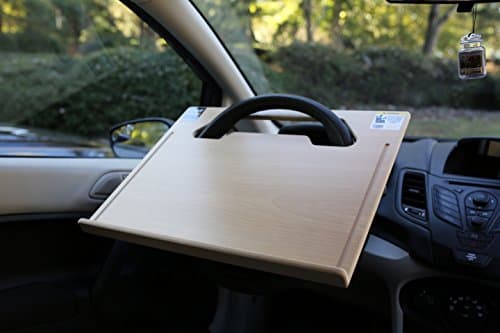 The Executive steering wheel desk measures 17” 3/4” × 13 7/8” provides a stable surface for most laptops, tablets, phones, and paperwork. thumbnail 3