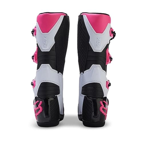 Fox Racing Women's Comp Motocross Dirt Bike Boots, Black/Pink, 5 thumbnail 4