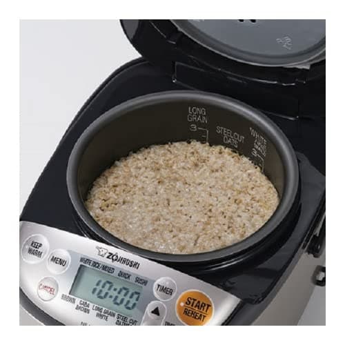 Zojirushi Micom 3-Cup Compact Size, Multiple Settings, Stainless Steel Made, Built-In Retractable Power Cord and Easy to Transport Rice Cooker and Warmer thumbnail 2