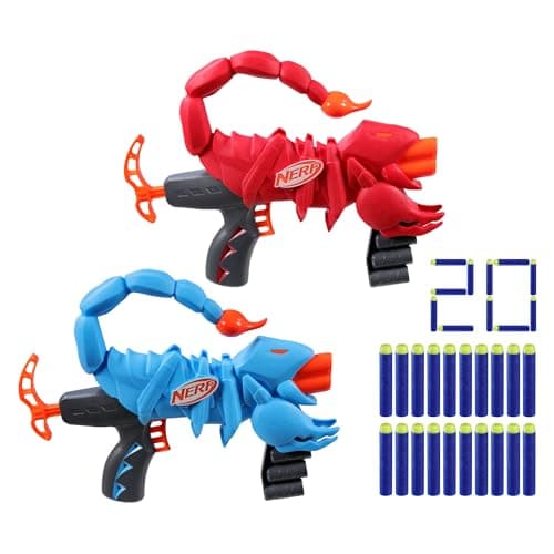 Nerf Wild Venompack, Includes 2 Easy Play Nerf Blasters, Scorpion Designs, 20 Nerf Elite Darts, Snake Toys, Ages 6+ (Amazon Exclusive) - Image 1
