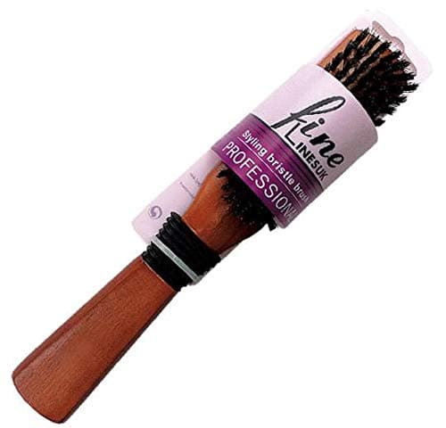 Fine Lines Boar Bristle Hair Brush – Reduces Frizz & Smooths Flyaways – Sleek Styles, Wooden Handle – Women & Men – Afro, Curly & Straight Hair – with Mixed Nylon for Detangling & Shine thumbnail 4