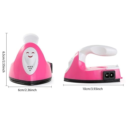 Culnflun Mini Electric Iron Portable DIY Clothes Electric Sewing Iron for Fuse Beads Patch DIY Shoes T-Shirts Heat Transfer Projects Supplies Quick Ironing thumbnail 3
